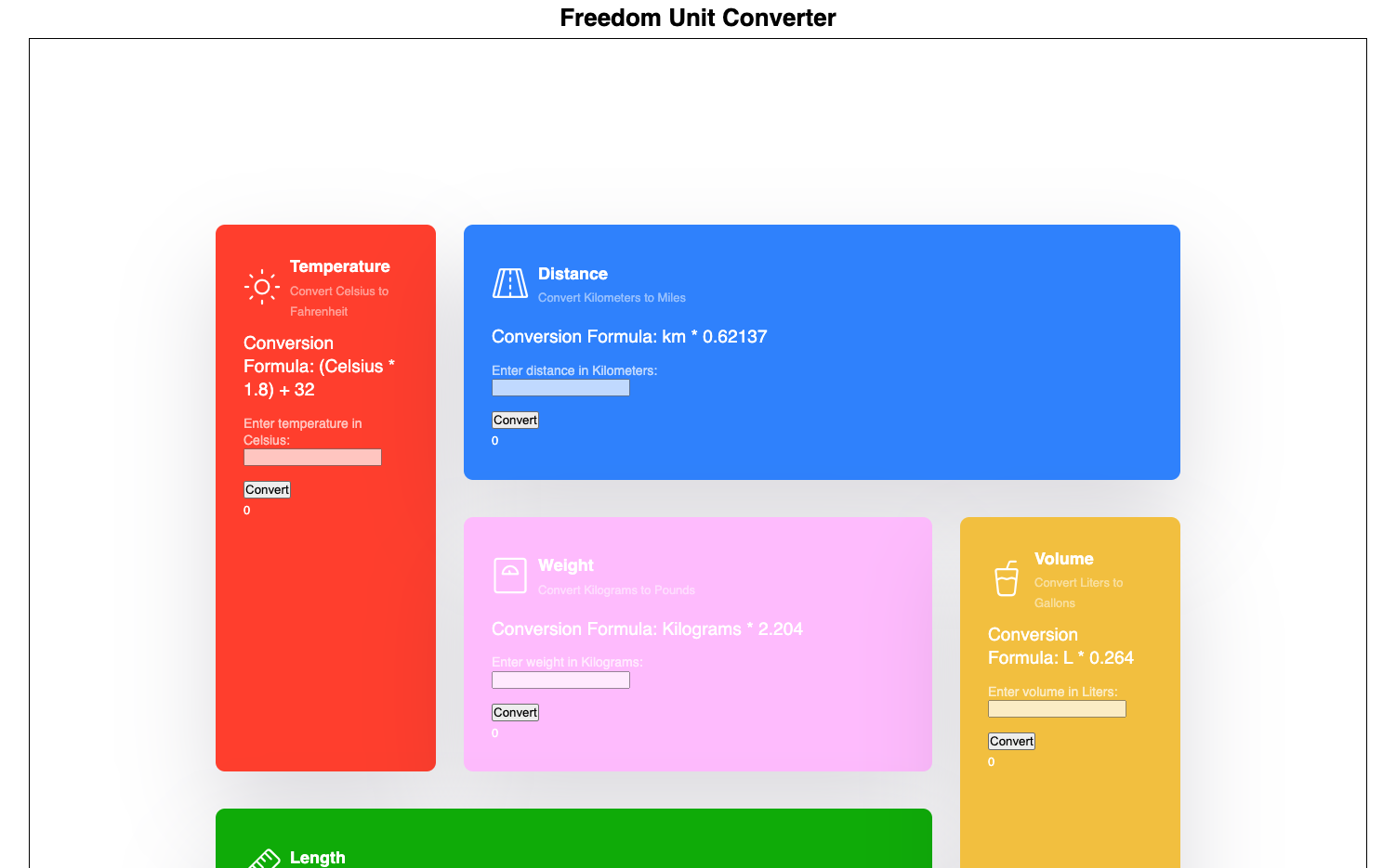 Freedom Unit Converter.